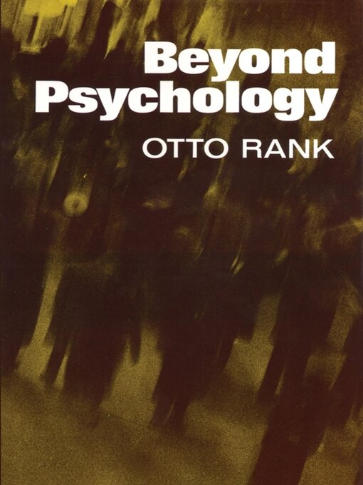 Cover image for Beyond Psychology